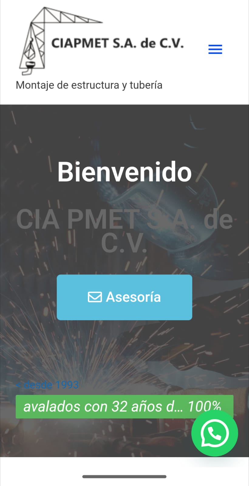 Ejemplo tarjeta digital empresa