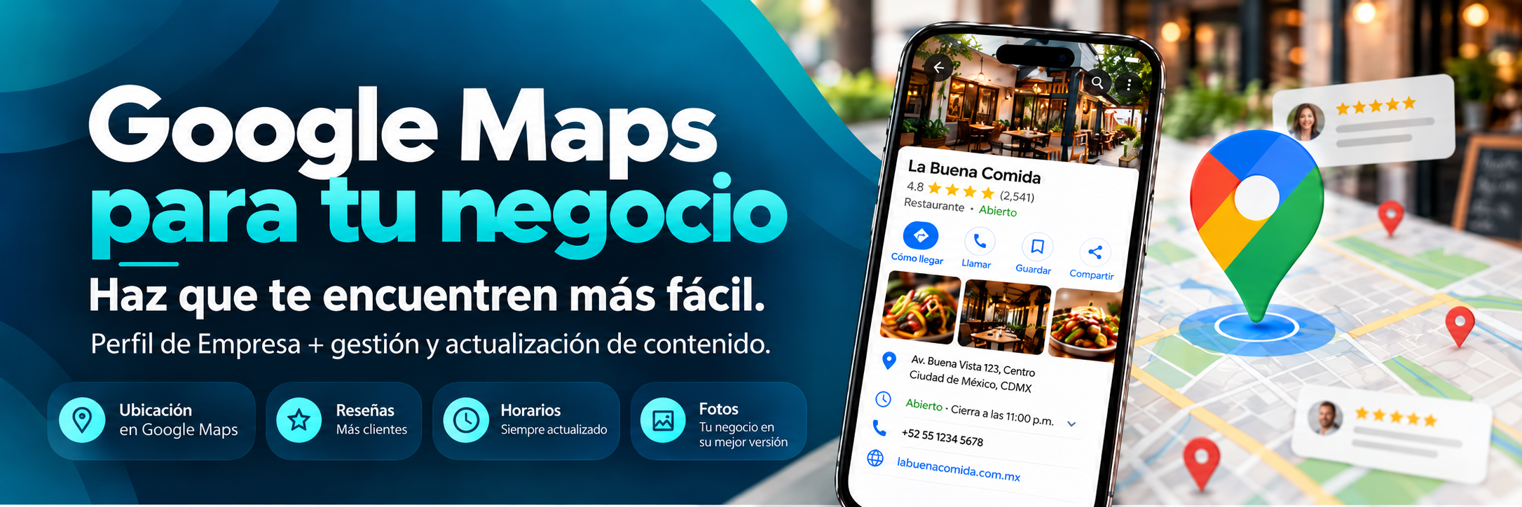 Google Maps para tu negocio: Perfil de Empresa y gestión de contenido